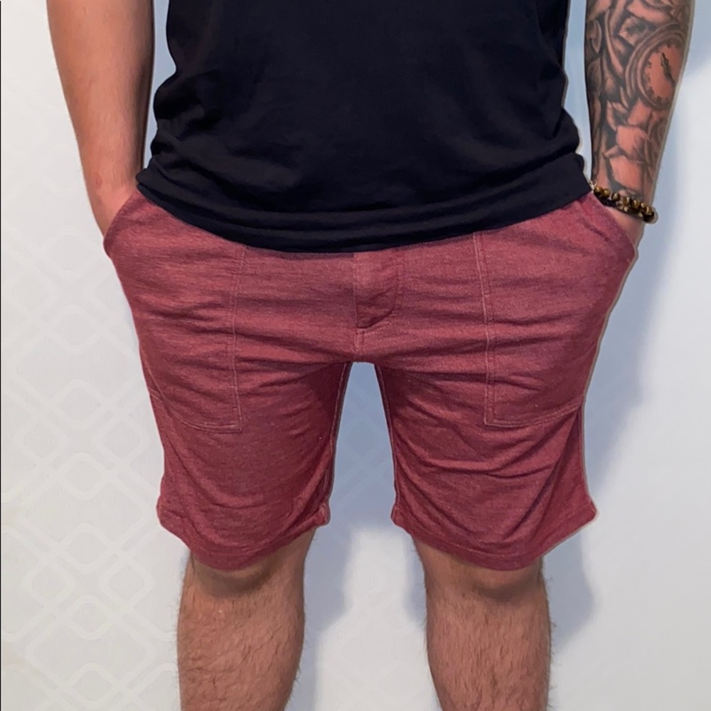 Red thin men shorts